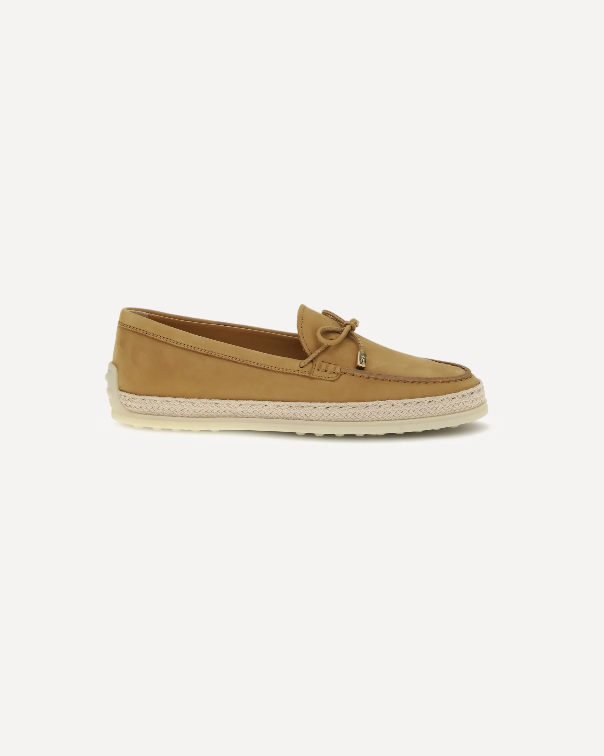 Suede and raffia Loafers - Image 3