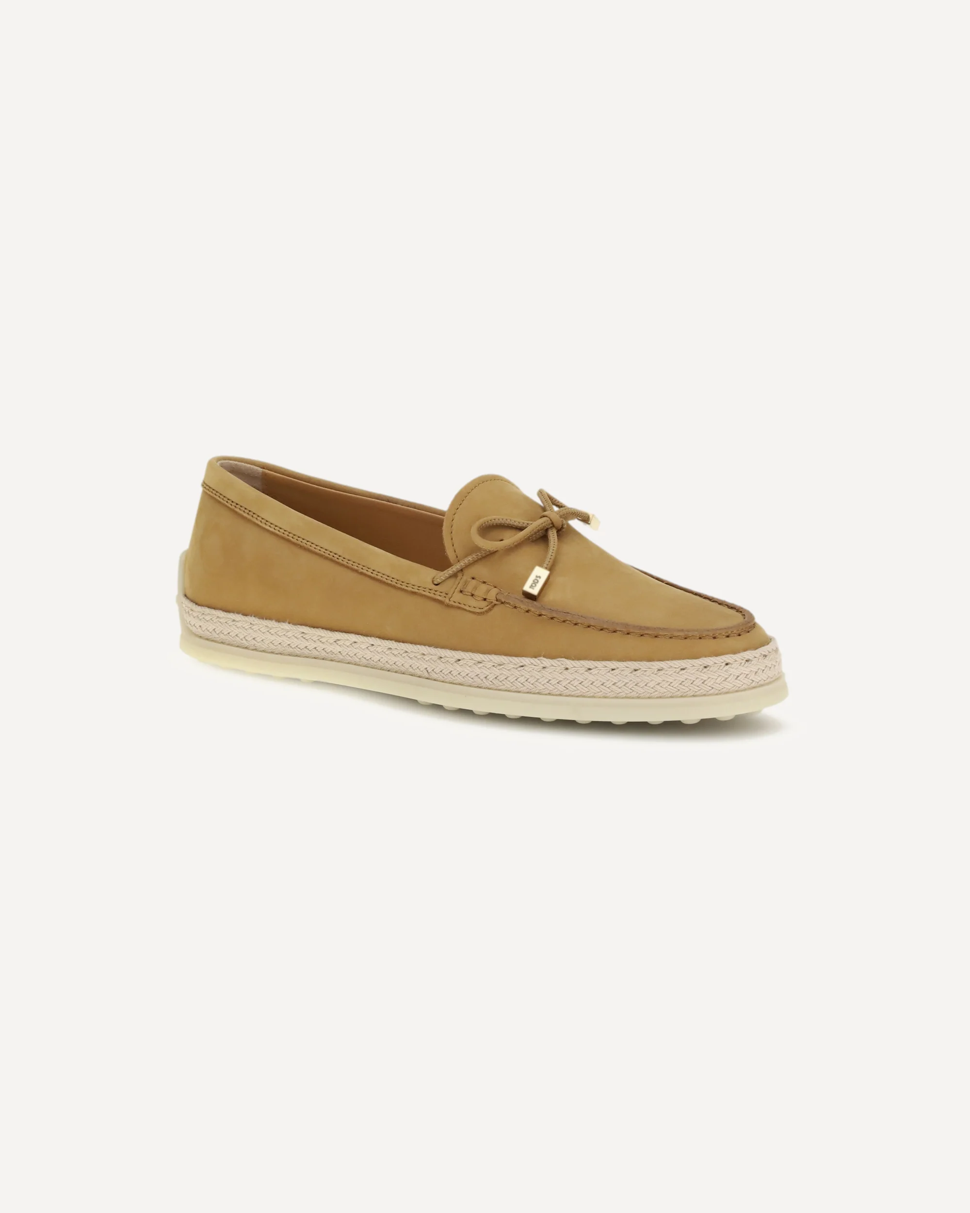 Suede and raffia Loafers - Image 4